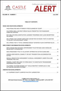 California ALERT Volume 45 (July 2026 - June 2027)