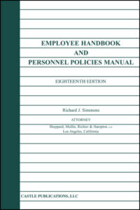 Employee Handbook And Personnel Policies Manual (2026 Pre-Order)